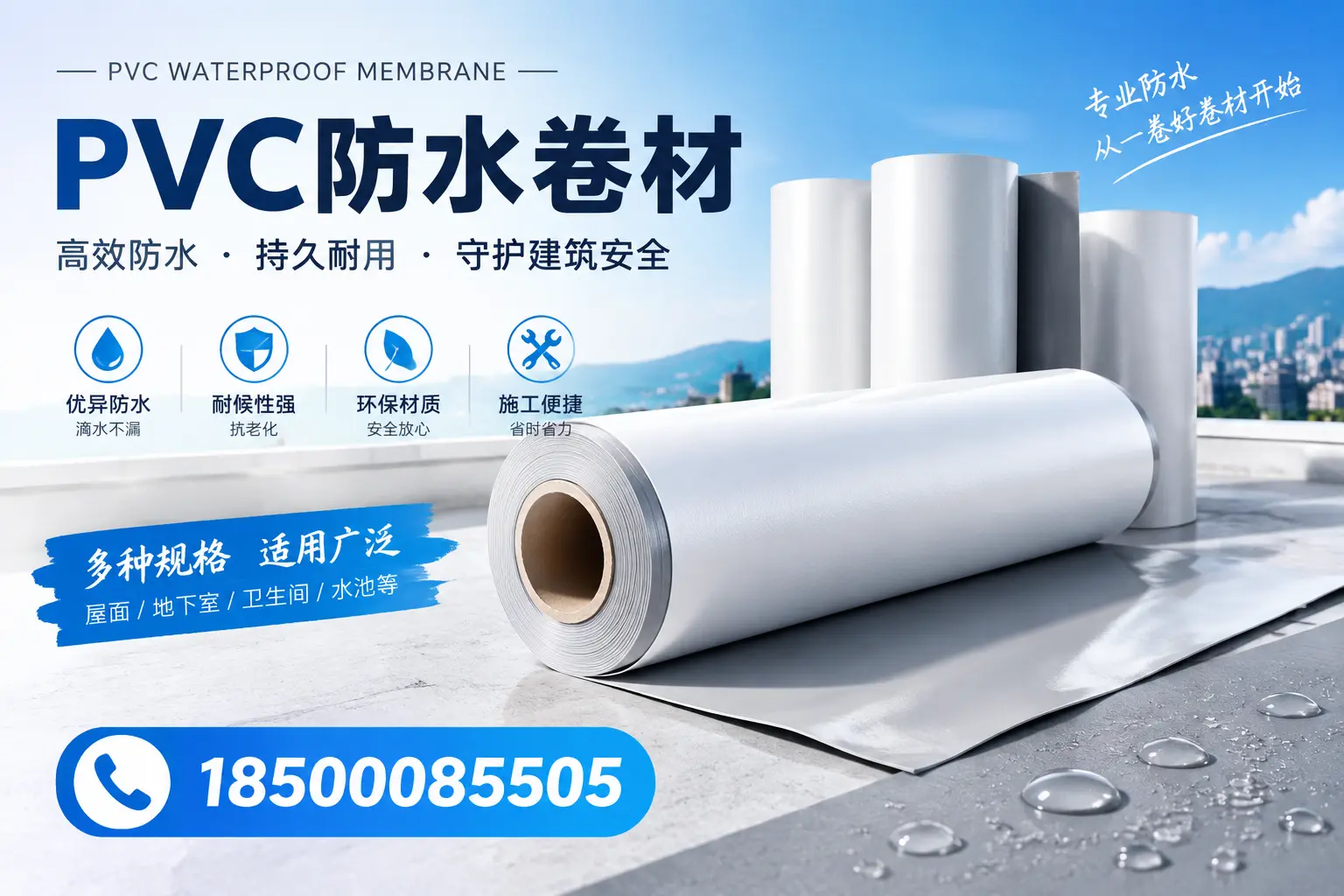 如何选择适合的PVC防水卷材？专家为您解答许昌的需求