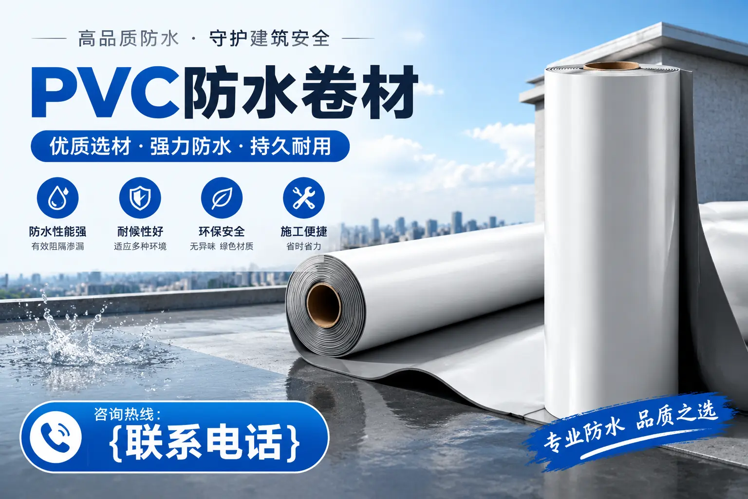 PVC防水卷材的选购技巧与注意事项,助您在许昌找到合适产品